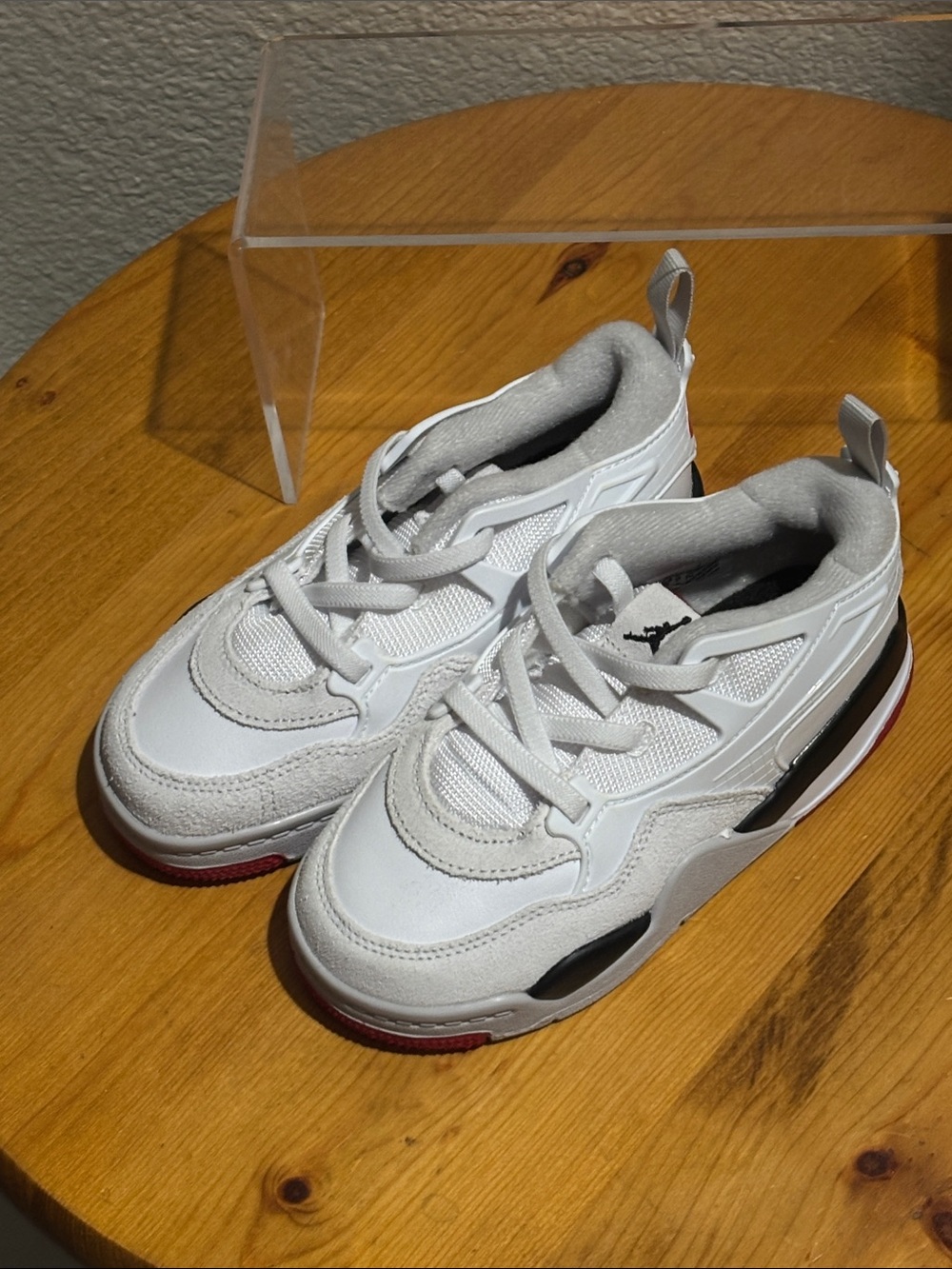 Nike Kids White and Gray Athletic Sneakers 10C